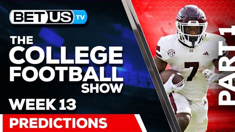 ncaa football week 13|ncaa football week 13 predictions.